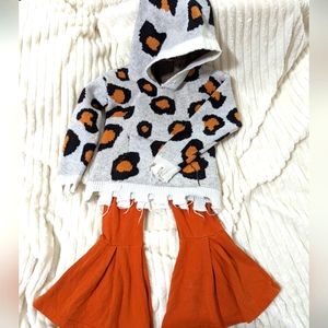 Bell-bottoms with matching sweater